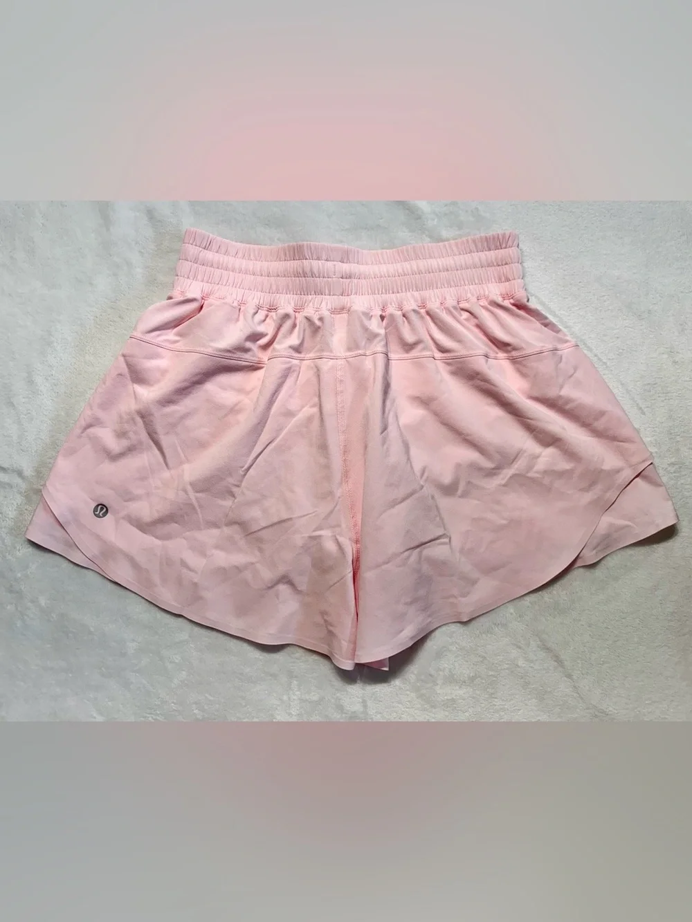 lululemon Women's Pink Shake It Out High-Rise Running Shorts - Picture 4 of 7